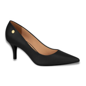 Sapato Scarpin Pelica Preto Baixo Vizzano  1185.702