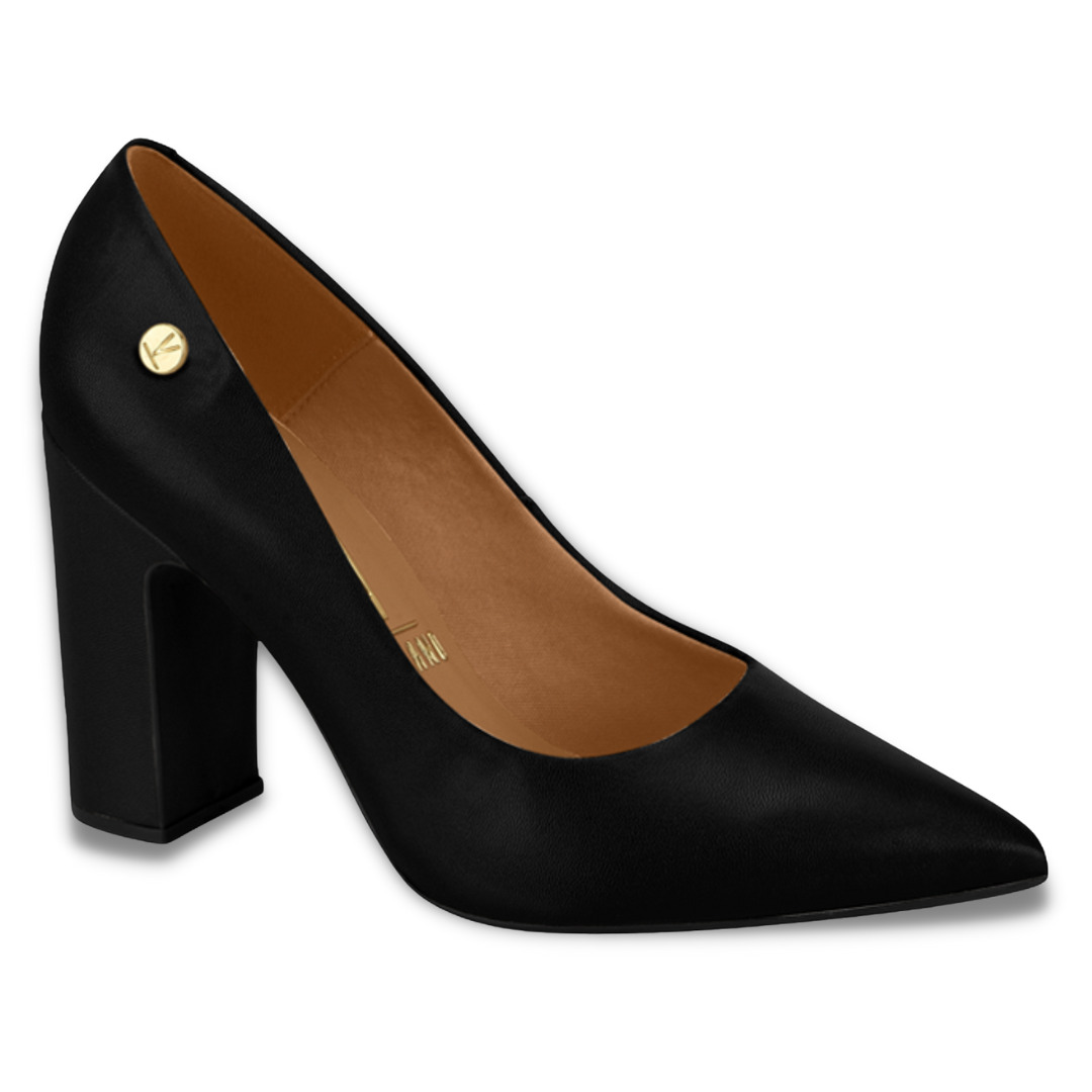 Sapato Scarpin Vizzano Salto Bloco Bico Fino 1285.400