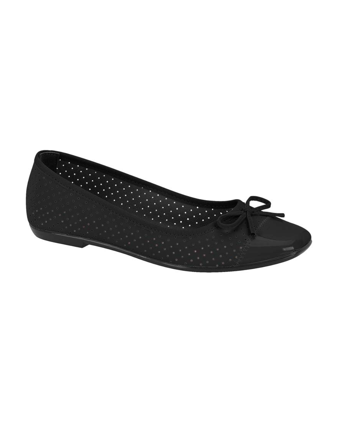 Sapatilha Feminina Moleca Furadinha Preto 5729.110