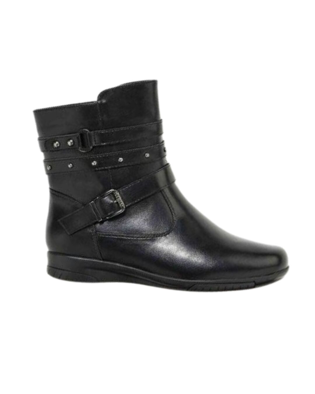 Bota Mooncity Cano Baixo Preta 71142