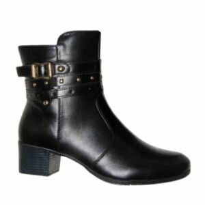 Bota Mooncity Salto Baixo 72301 Preta