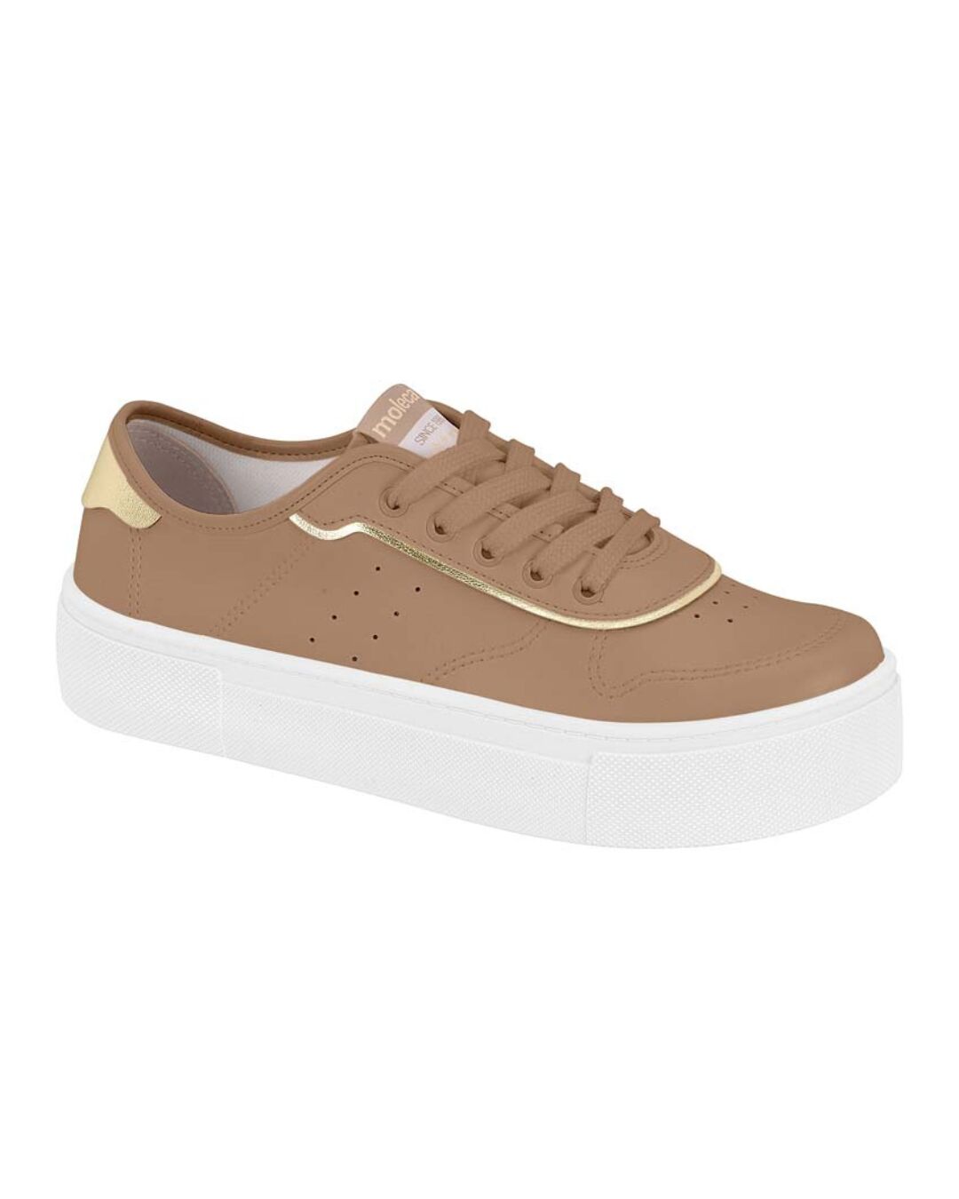 Tênis Moleca Flatform Detalhe Metalizado 5658.539