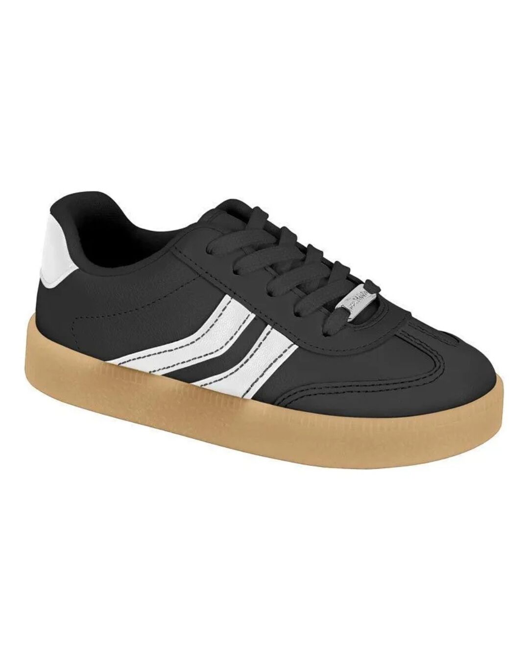 Tênis Casual Molekinha Preto/Branco 2582.102
