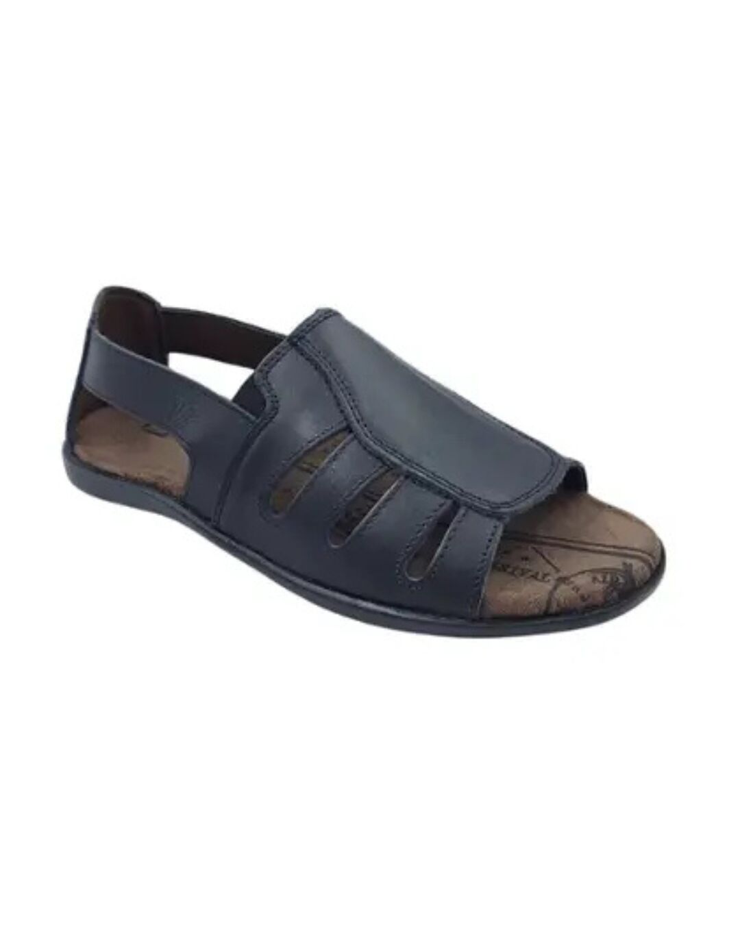 Sandália Masculina Fechada Calcanhar Deck Be Preto 950