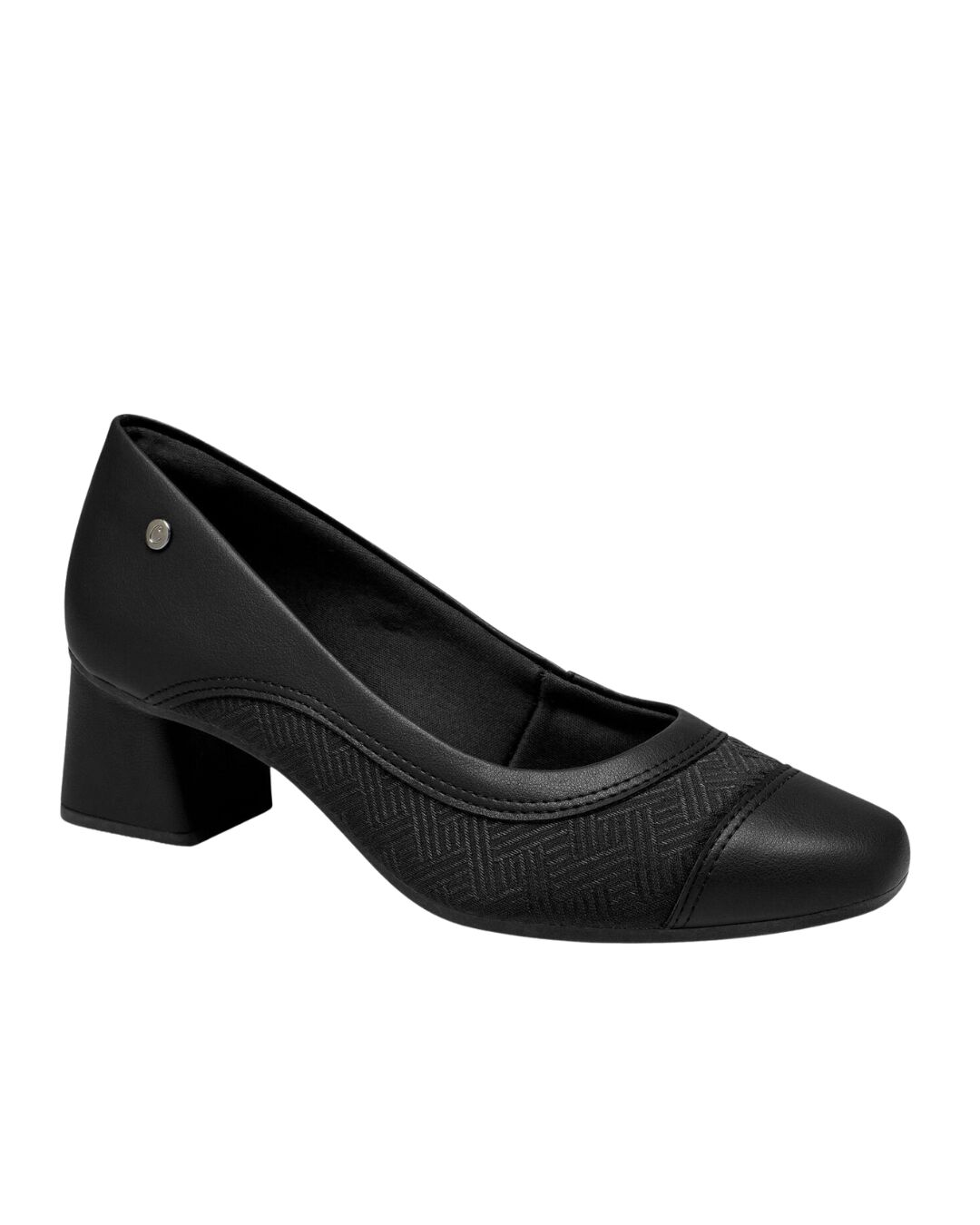 Sapato Campesi Salto Bloco Preto cp763