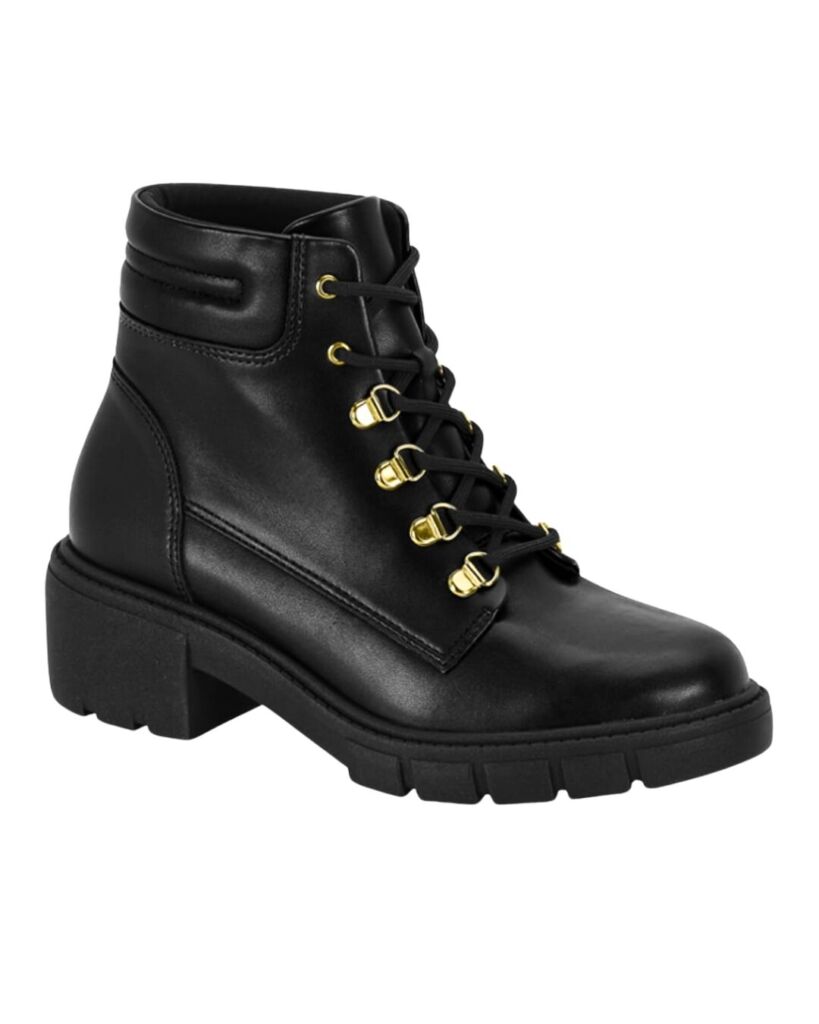 Bota Coturno Beira Rio Solado Tratorado Preto 9077.202