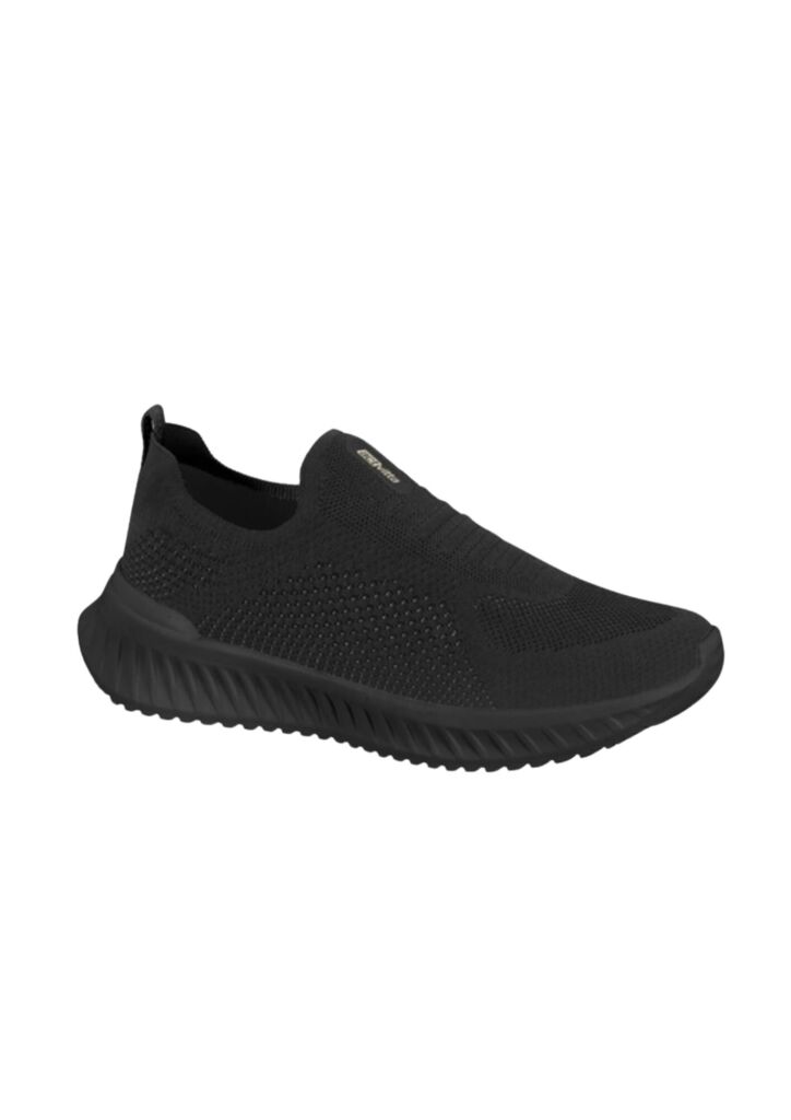 Tênis Actvitta Calce Fácil Knit Preto 4917.117