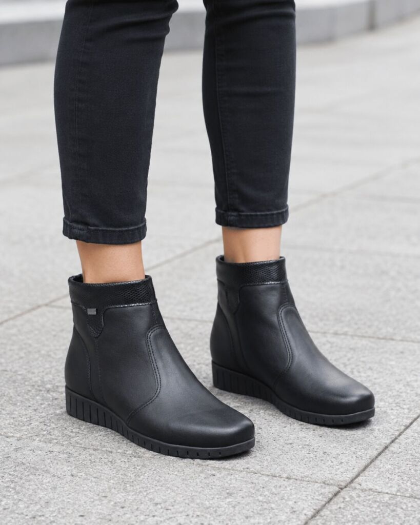 Bota Campesi Cano Curto Preto cp682